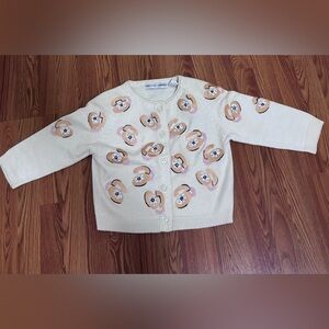 Vintage Michael Simon retro phone cardigan